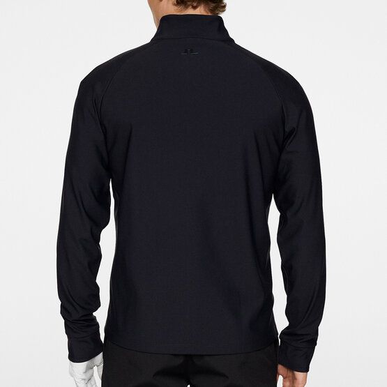 J.Lindeberg Tayler Zip Mid Layer Stretch Jacke schwarz