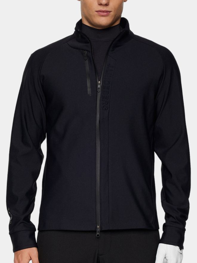 J.Lindeberg Tayler Zip Mid Layer Stretch Jacke schwarz
