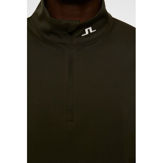 J.Lindeberg Tour Tech Stretch Midlayer olivová