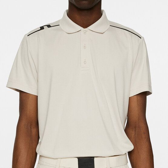J.Lindeberg Lionel Halbarm Polo beige