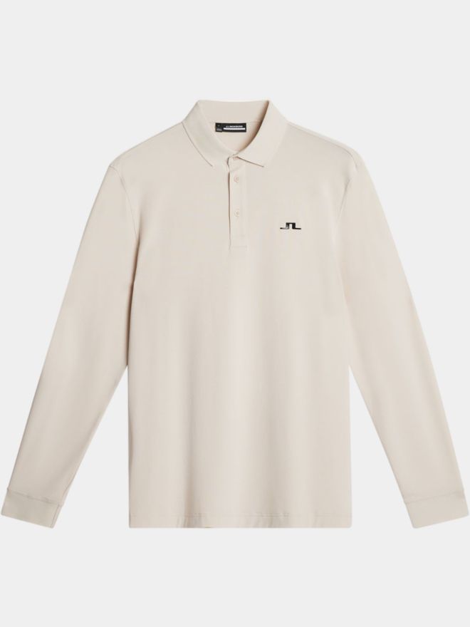 J.Lindeberg Florian Langarm Polo beige