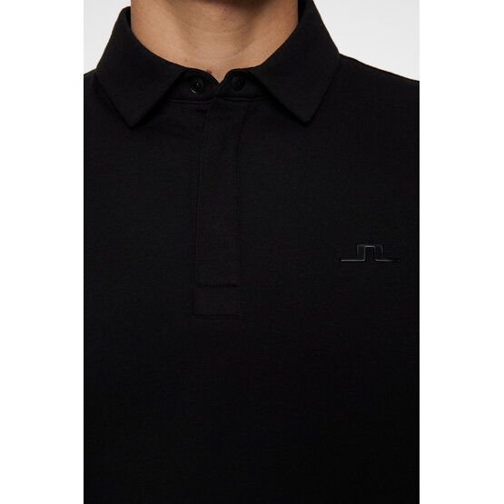 J.Lindeberg Polokošile Sean Hybrid s dlouhým rukávem černá