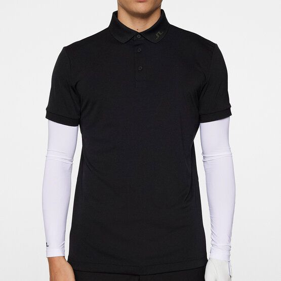 J.Lindeberg KV Print Halbarm Polo schwarz