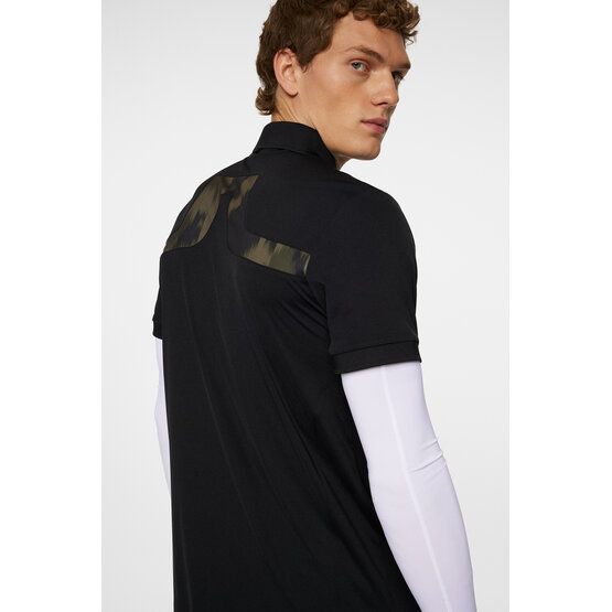 J.Lindeberg KV Print polo s krátkým rukávem černá