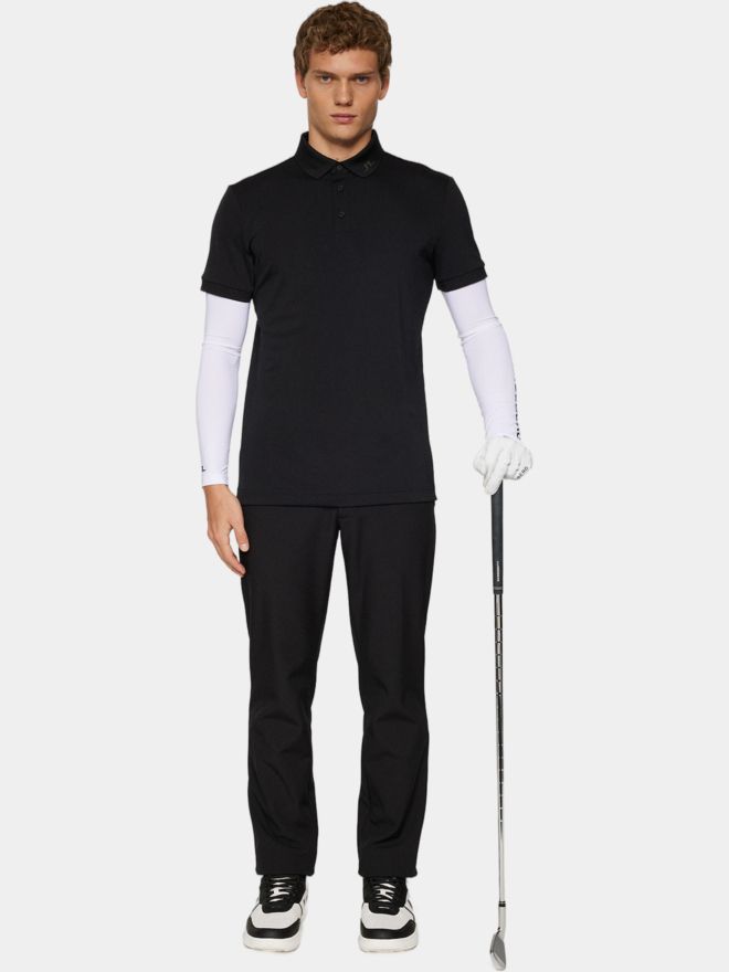 J.Lindeberg KV Print Halbarm Polo schwarz