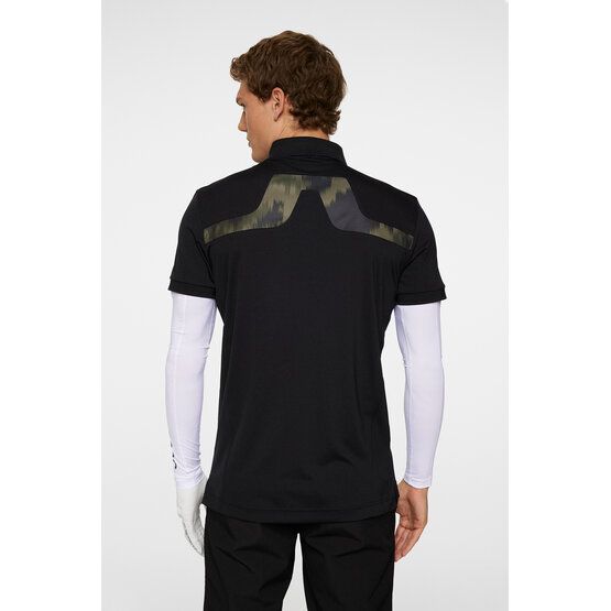 J.Lindeberg KV Print polo s krátkým rukávem černá