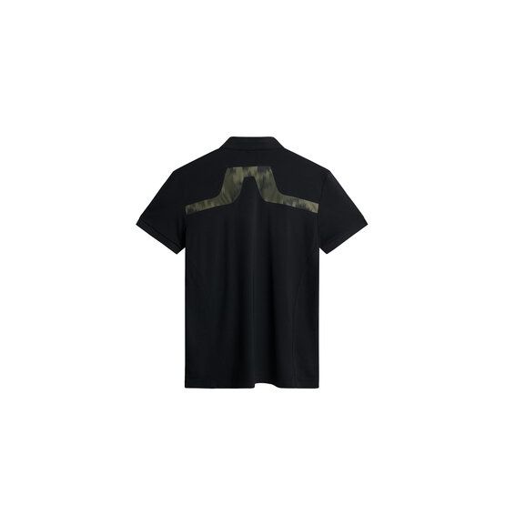 J.Lindeberg KV Print polo s krátkým rukávem černá