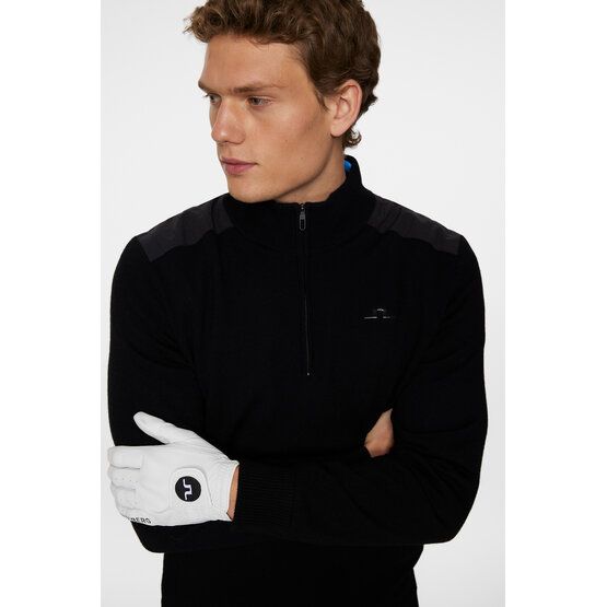 J.Lindeberg Jeffrey Větrovka Svetr Windstopp Knit černá
