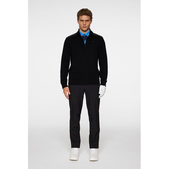 J.Lindeberg Jeffrey Větrovka Svetr Windstopp Knit černá