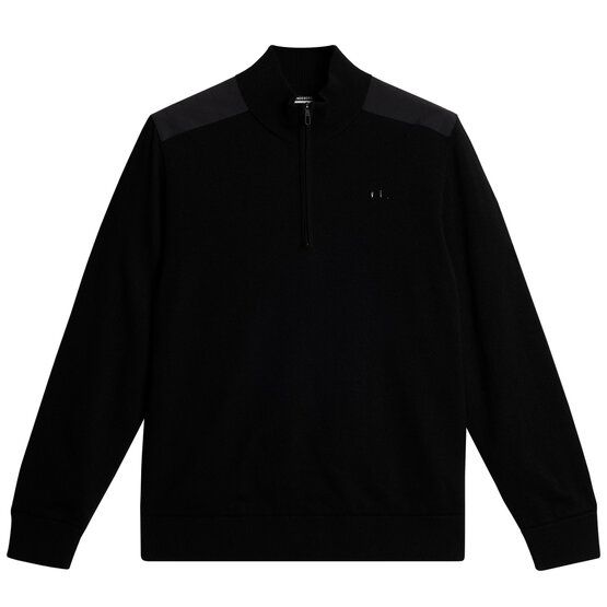 J.Lindeberg Jeffrey Windbreaker Sweater Windstopp Strick schwarz