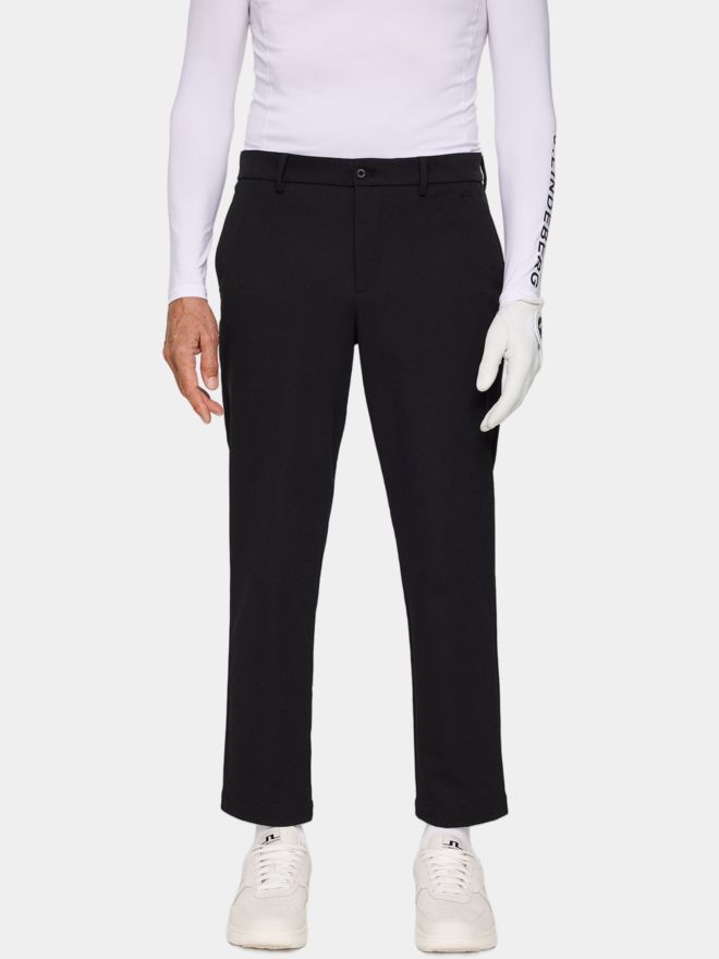 J.Lindeberg Axil Fleece Twill Pant Thermo Hose schwarz