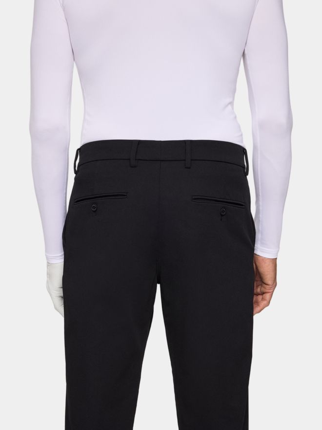 J.Lindeberg Axil Fleece Twill Pant Thermo Hose schwarz