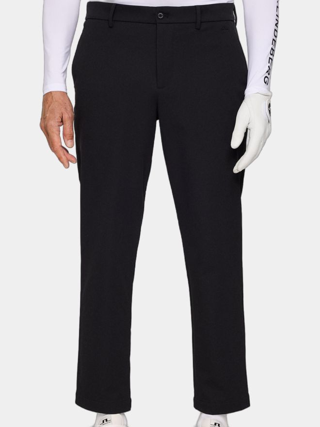 J.Lindeberg Axil Fleece Twill Pant Thermo Hose schwarz