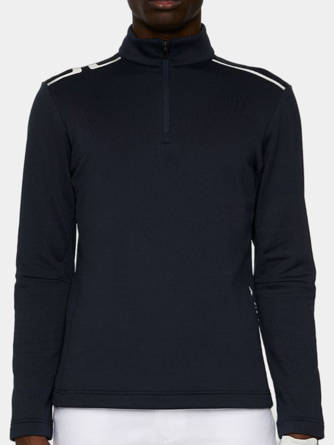 J.Lindeberg Vinnie Quarter Zip Stretch Midlayer navy