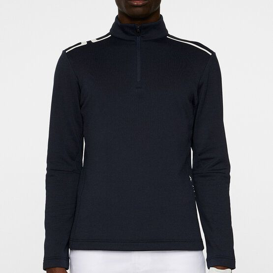 J.Lindeberg Vinnie Quarter Zip Stretch Midlayer navy