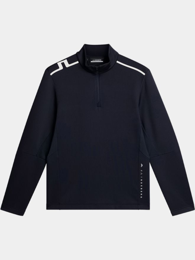 J.Lindeberg Vinnie Quarter Zip Stretch Midlayer navy