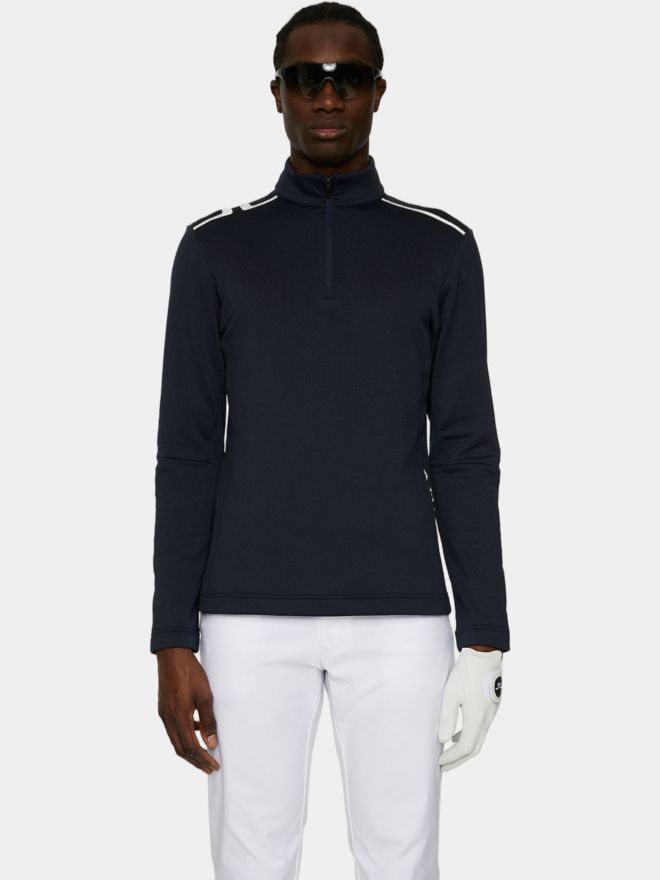 J.Lindeberg Vinnie Quarter Zip Stretch Midlayer navy