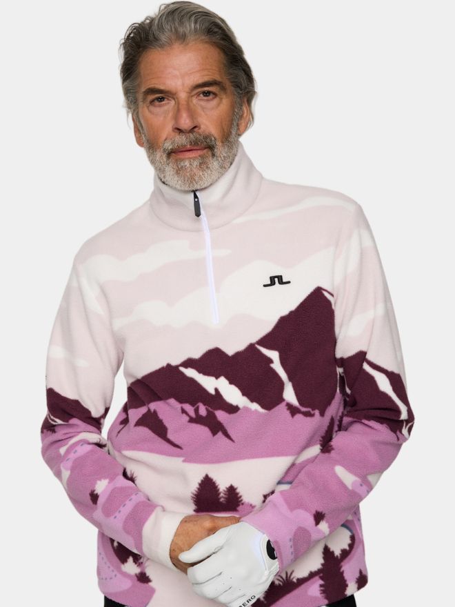 J.Lindeberg Sammie Pile Jacket Fleece Midlayer beere