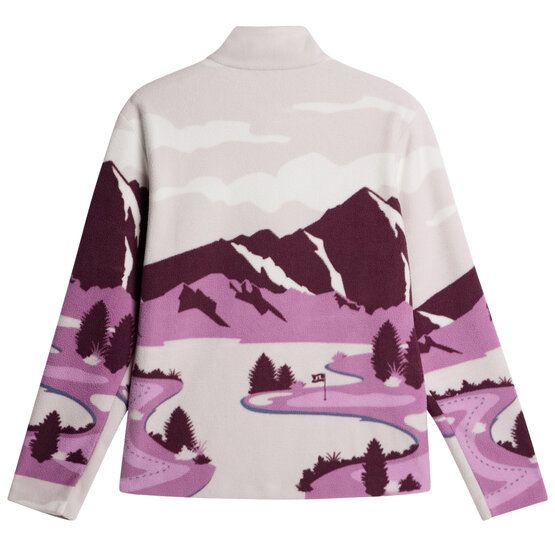 J.Lindeberg Sammie Pile Jacket Fleece Midlayer beere