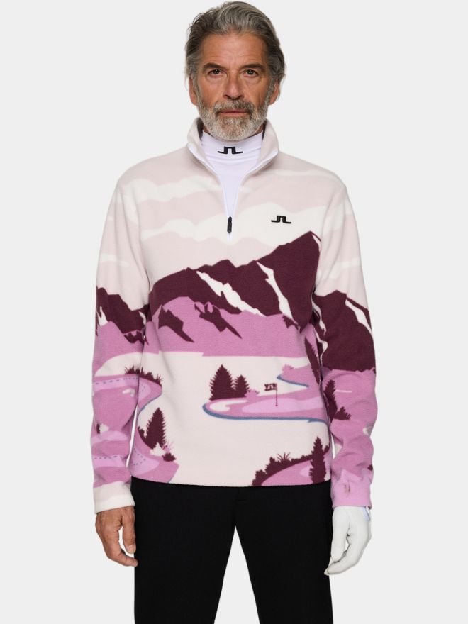 J.Lindeberg Sammie Pile Jacket Fleece Midlayer beere