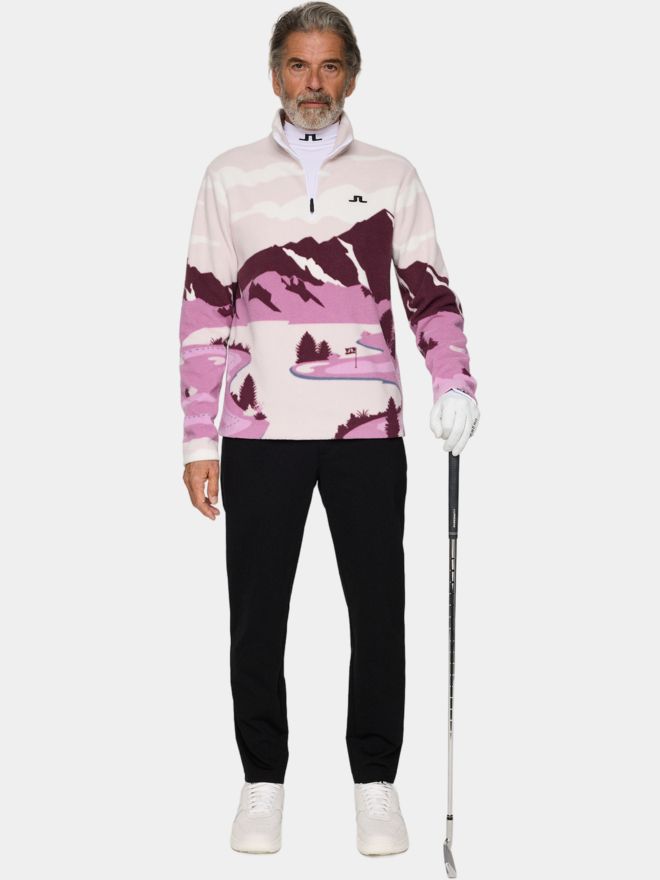 J.Lindeberg Sammie Pile Jacket Fleece Midlayer beere