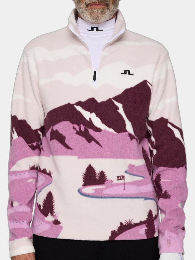 J.Lindeberg Sammie Pile Jacket Fleece Midlayer beere