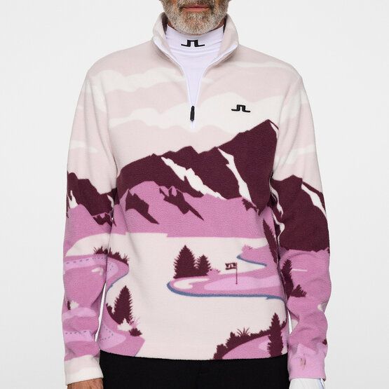 J.Lindeberg Sammie Pile Jacket Fleece Midlayer beere