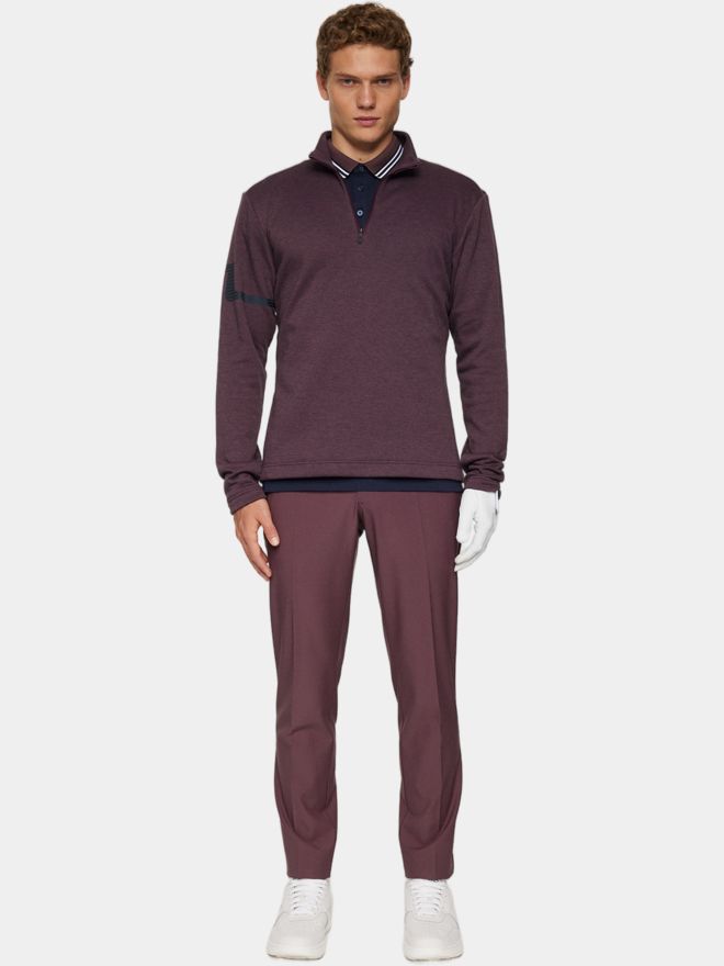 J.Lindeberg Heath Strike Stretch Midlayer beere