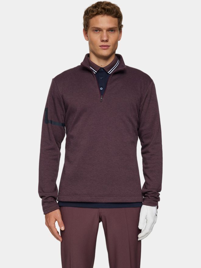 J.Lindeberg Heath Strike Stretch Midlayer beere