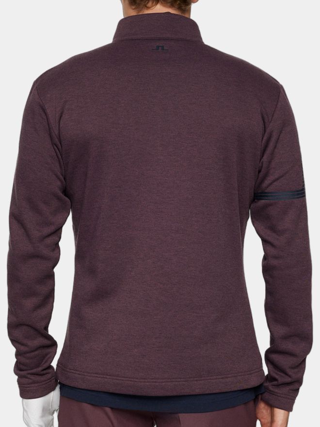 J.Lindeberg Heath Strike Stretch Midlayer beere