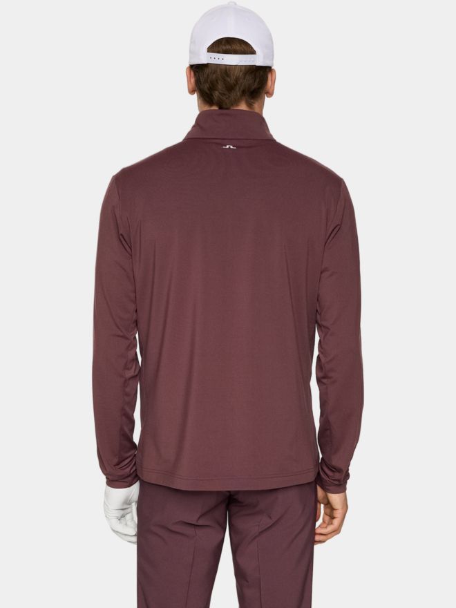 J.Lindeberg Tour Tech Stretch Midlayer beere