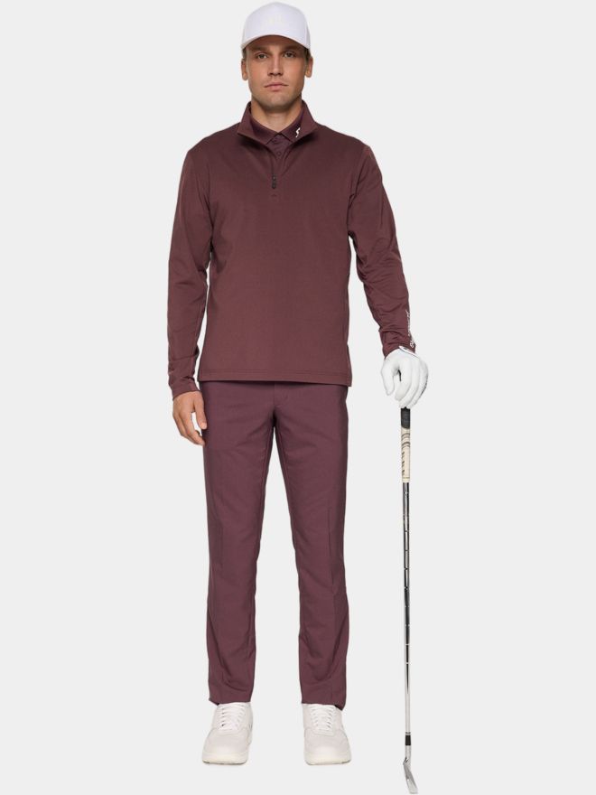 J.Lindeberg Tour Tech Stretch Midlayer beere