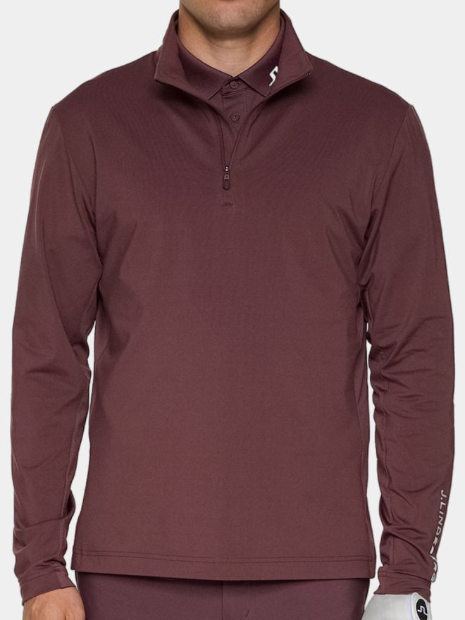 J.Lindeberg Tour Tech Stretch Midlayer beere