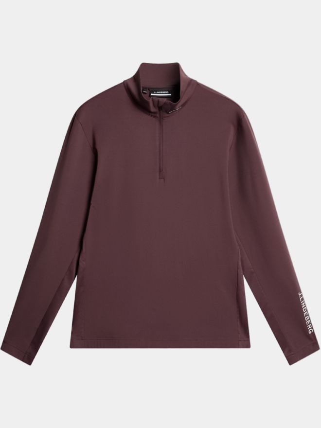 J.Lindeberg Tour Tech Stretch Midlayer beere