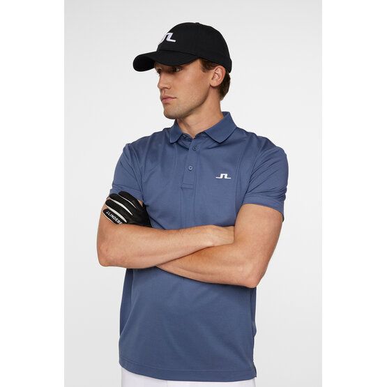 J.Lindeberg Bridge polo s krátkým rukávem modrá