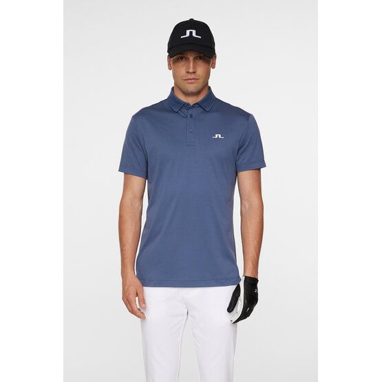 J.Lindeberg Bridge polo s krátkým rukávem modrá