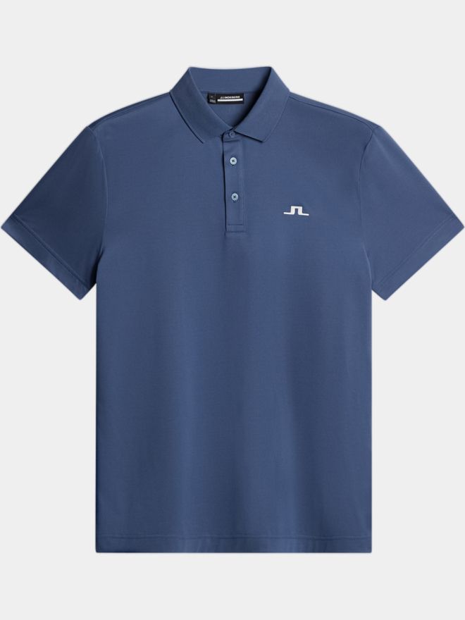 J.Lindeberg Bridge Halbarm Polo blau