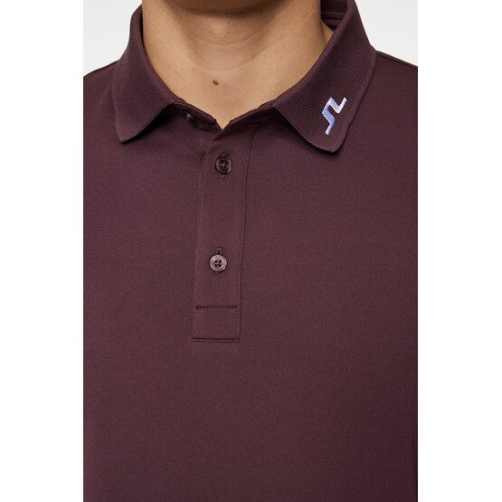 J.Lindeberg Tour Tech polo s krátkým rukávem bobule