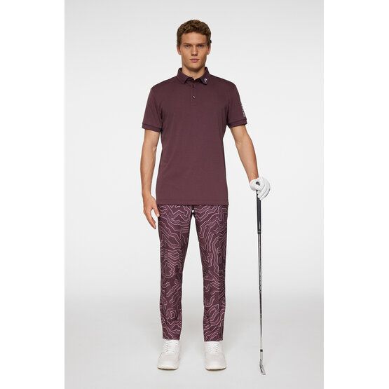 J.Lindeberg Tour Tech polo s krátkým rukávem bobule