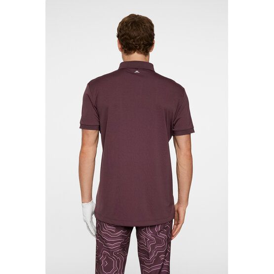 J.Lindeberg Tour Tech polo s krátkým rukávem bobule