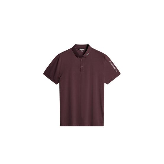 J.Lindeberg Tour Tech polo s krátkým rukávem bobule