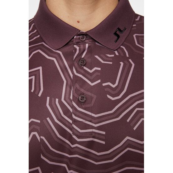 J.Lindeberg Tour Tech polo s krátkým rukávem bobule