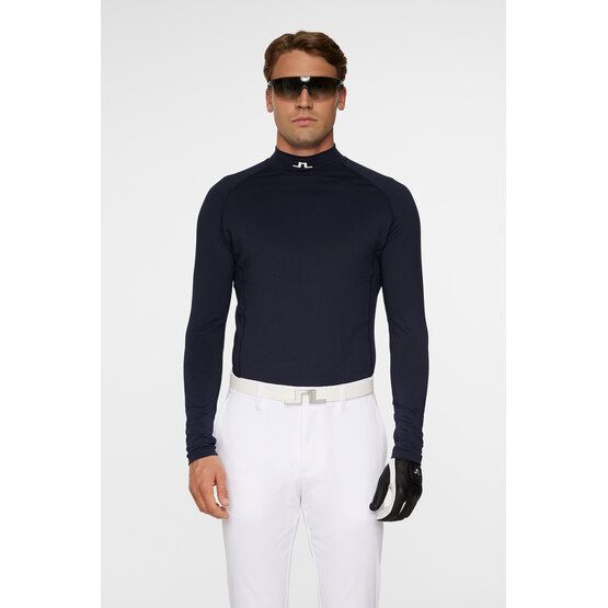 J.Lindeberg Ello Brushed Top Mock undershirt námořnická modrá
