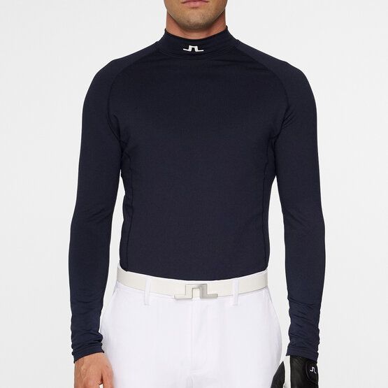J.Lindeberg Ello Brushed Top Mock undershirt námořnická modrá
