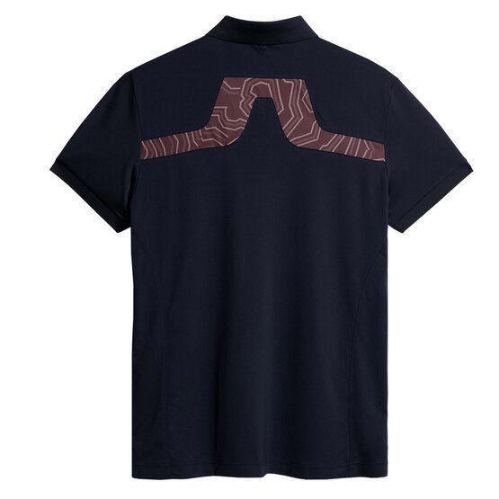 J.Lindeberg KV Print Halbarm Polo navy