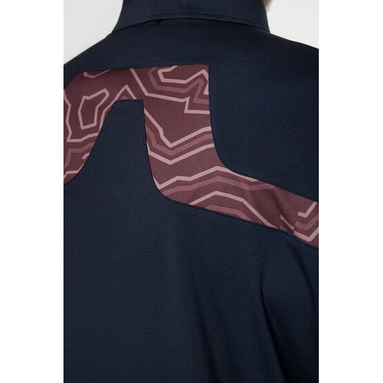 J.Lindeberg KV Print polo s krátkým rukávem námořnická modrá
