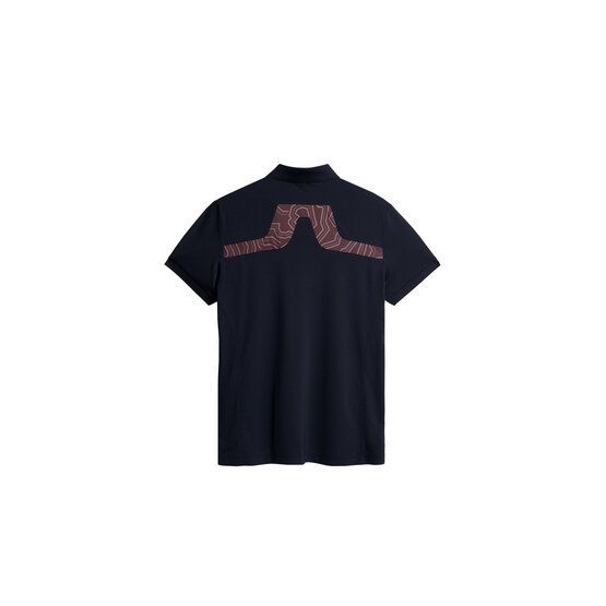J.Lindeberg KV Print polo s krátkým rukávem námořnická modrá