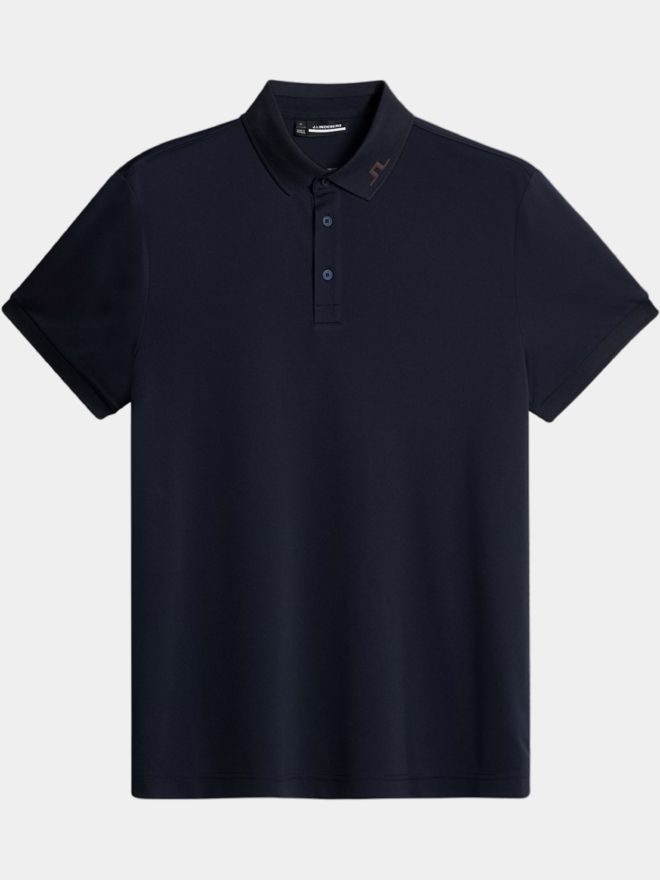 J.Lindeberg KV Print Halbarm Polo navy