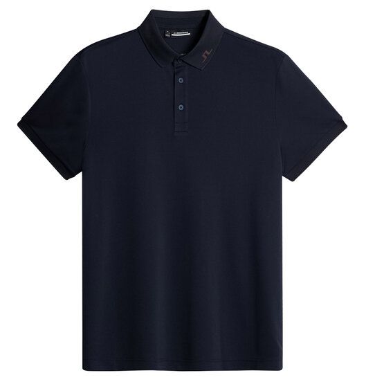 J.Lindeberg KV Print Halbarm Polo navy