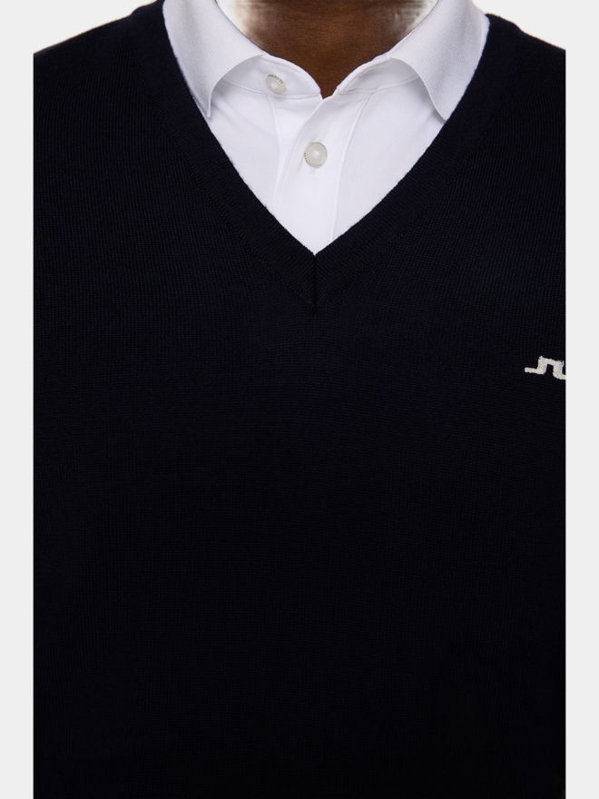 J.Lindeberg Lymann Knitted Sweater Pullover navy
